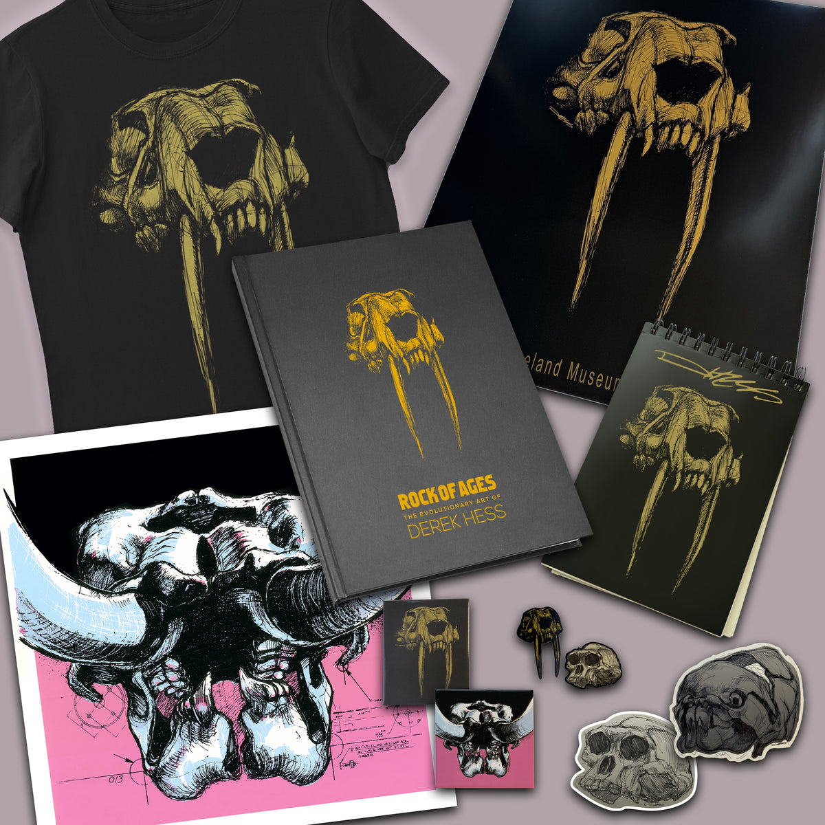 Derek Hess x CMNH Ultimate Collector Bundle