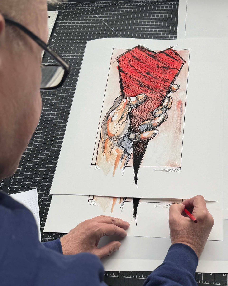 Derek Hess | Greatest Hits | My Heart Print