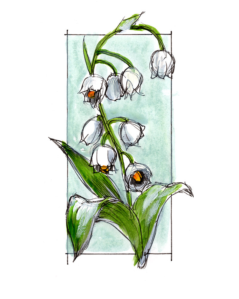 Lily of the Valley (May Print)