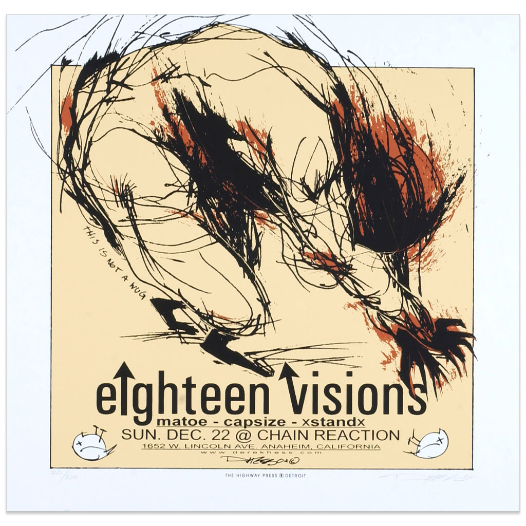 Eighteen Visions - Derek Hess
