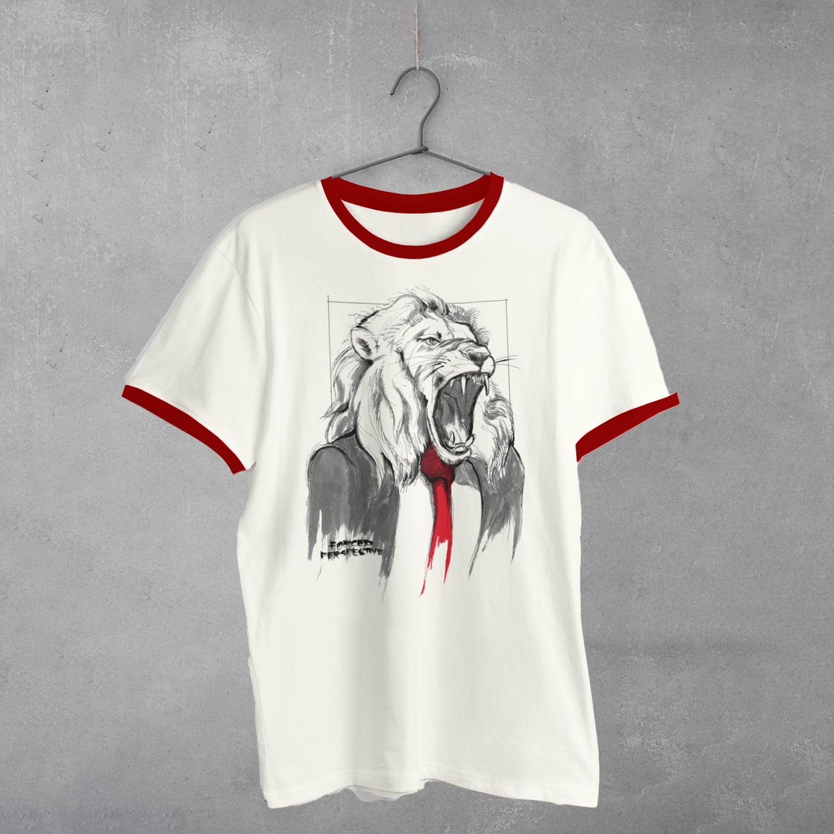 White lion shirt