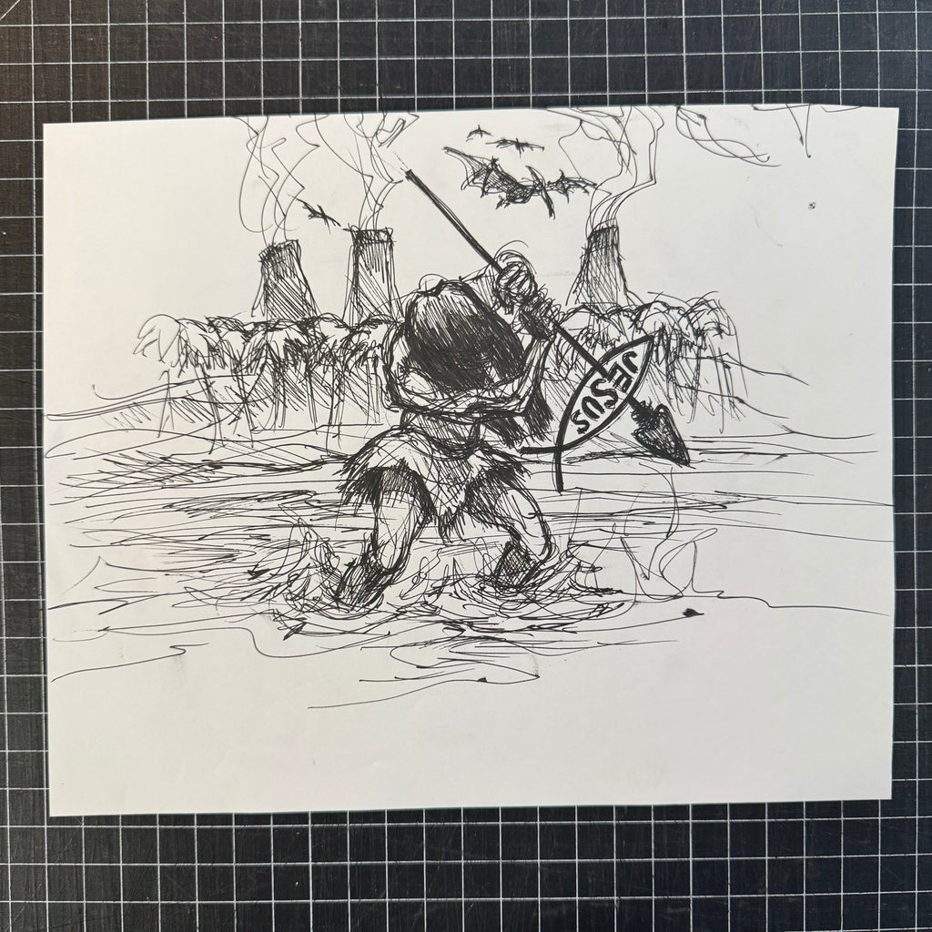 Black and White Illustration #12