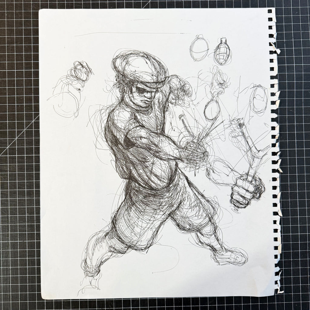 Black and White Illustration #14