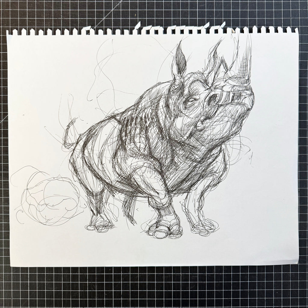 Black and White Illustration #17