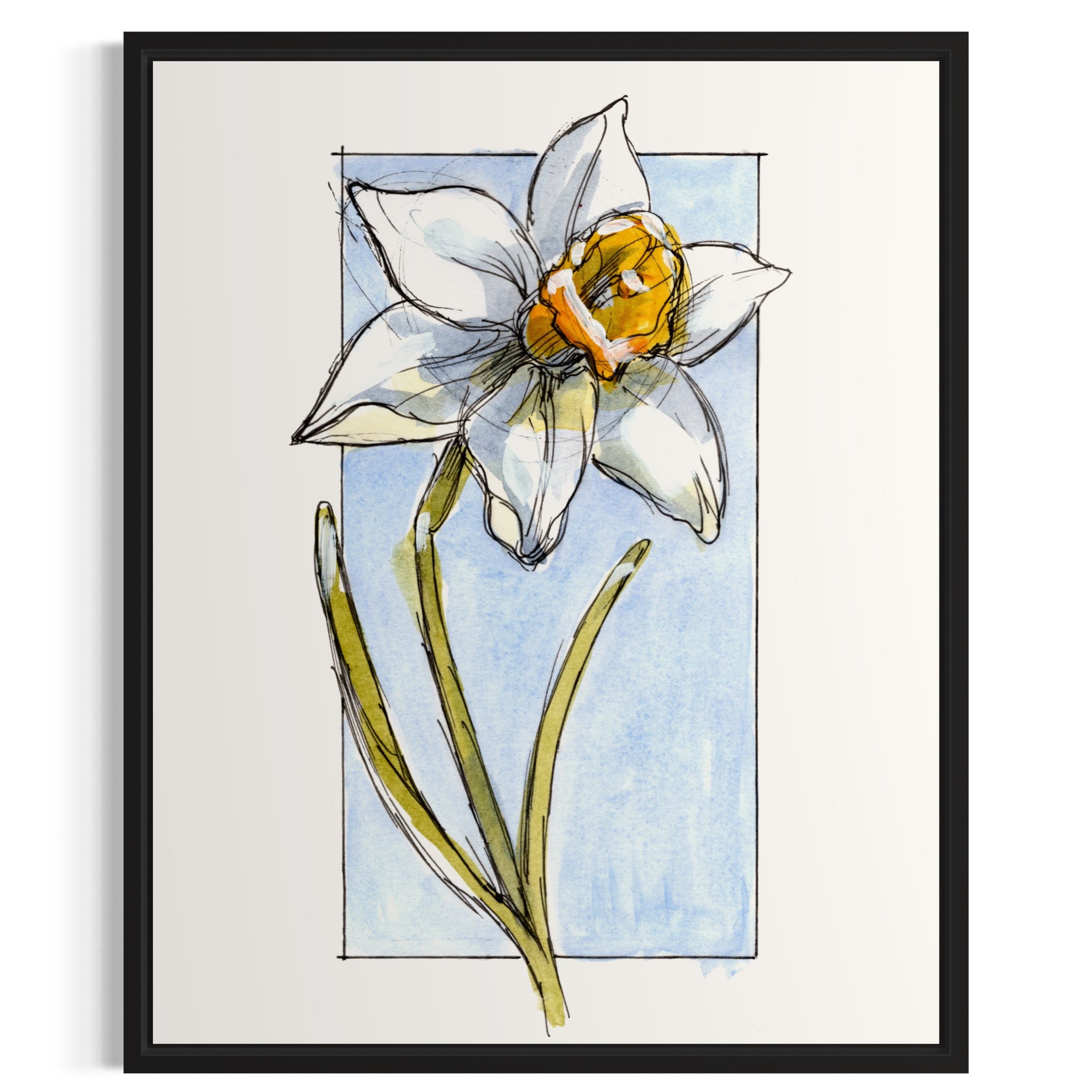 Derek Hess | Illustration | Flower | Narcissus