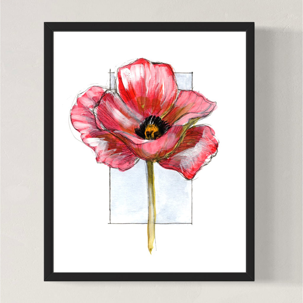 Poppy (August) Print