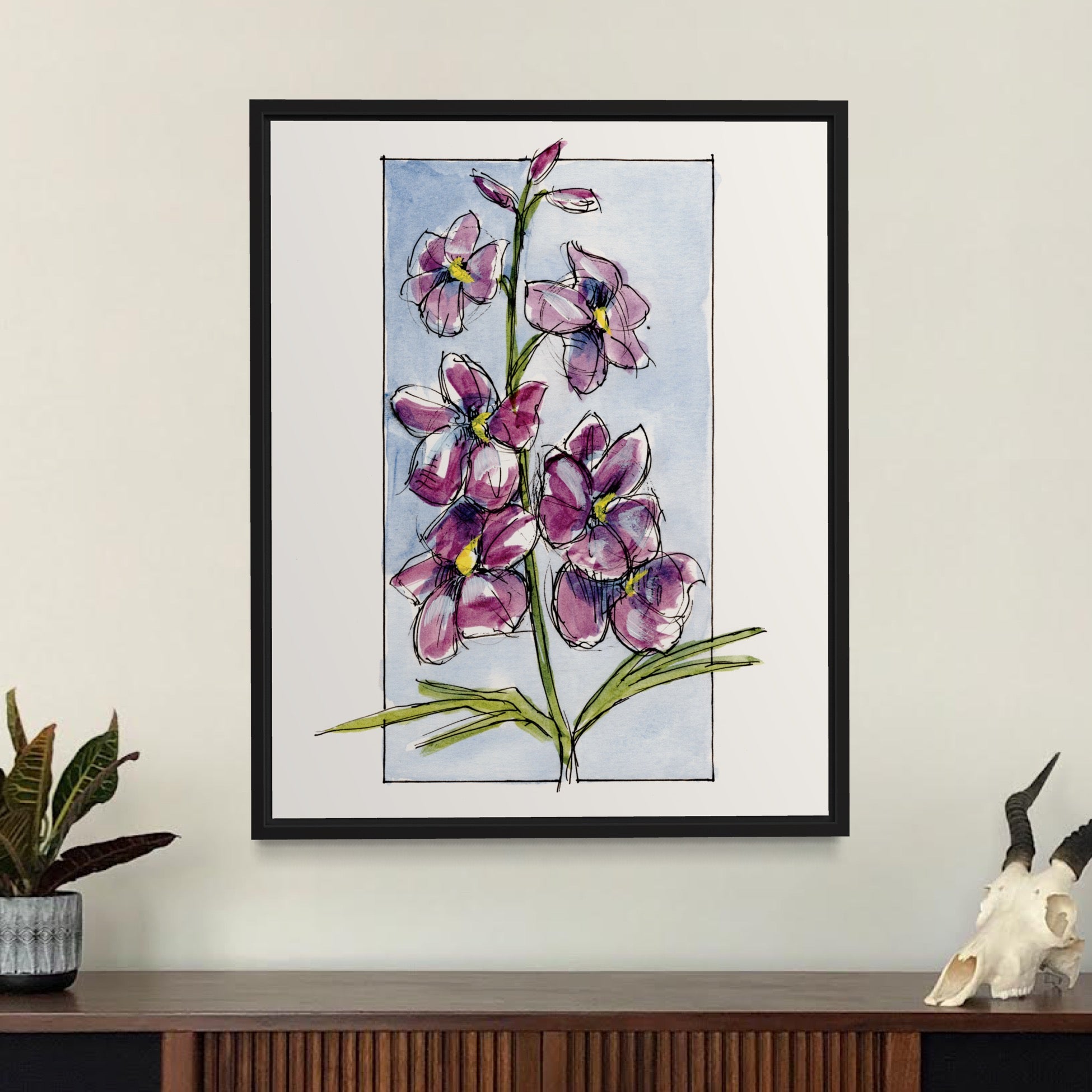 Larkspur (July Print)