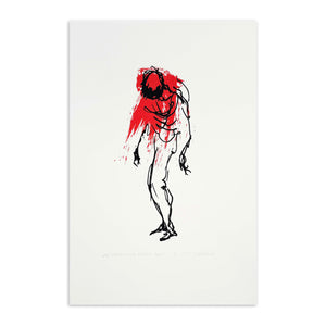 My Words Were Useless Again Silkscreen Print