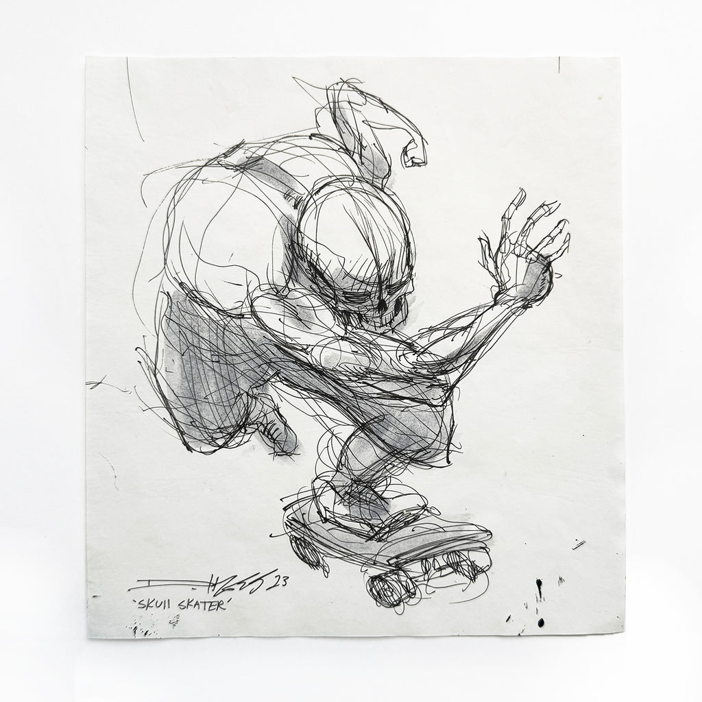 Skull Skater Illustration