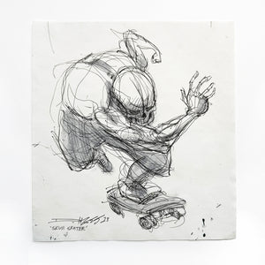 Skull Skater Illustration