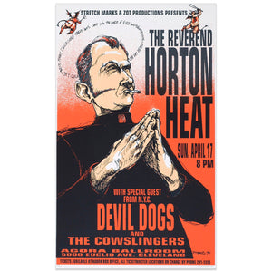 The Reverend Horton Heat w/ Devil Dogs - Derek Hess