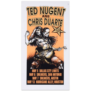 Ted Nugent w/ Chris Duarte - Derek Hess