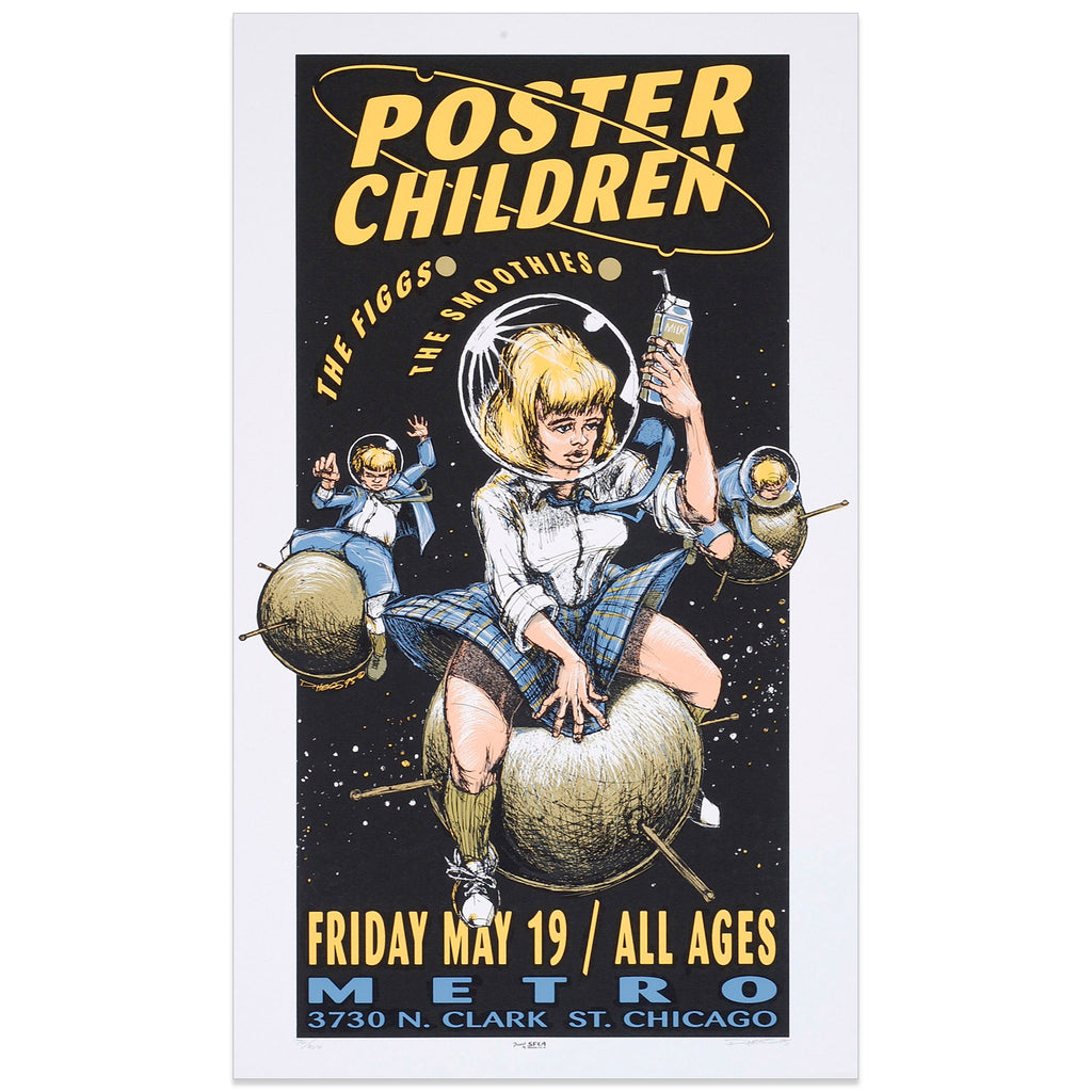 Poster Children w/ The Figgs & the smoothies - Derek Hess
