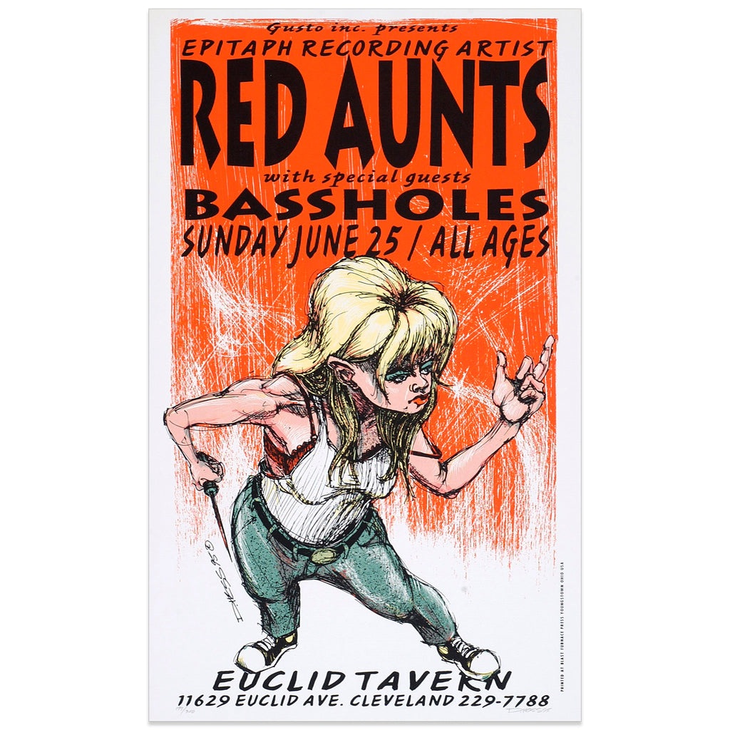 Red Aunts w/ Bassholes - Derek Hess