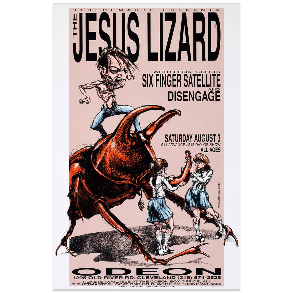 The Jesus Lizard w/ Six Finger Satellite & disengage - Derek Hess
