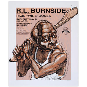 R.L. Burnside w/ Paul "Wine" Jones - Derek Hess