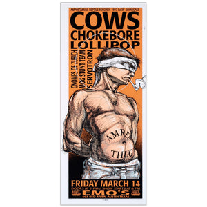 Cows w/ Chokebore & Lollipop - Derek Hess