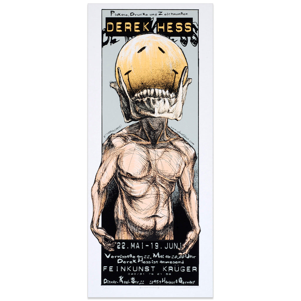 Derek Hess - Germany Art Show Poster - Derek Hess
