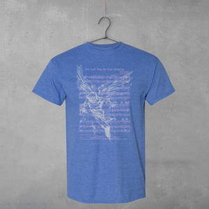 Falling Feather Heather Royal T-Shirt