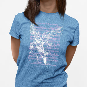Falling Feather Heather Royal T-Shirt