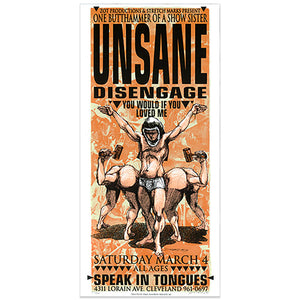 Unsane w/ Disengage - Derek Hess