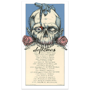 Deftones Tour Poster - Derek Hess