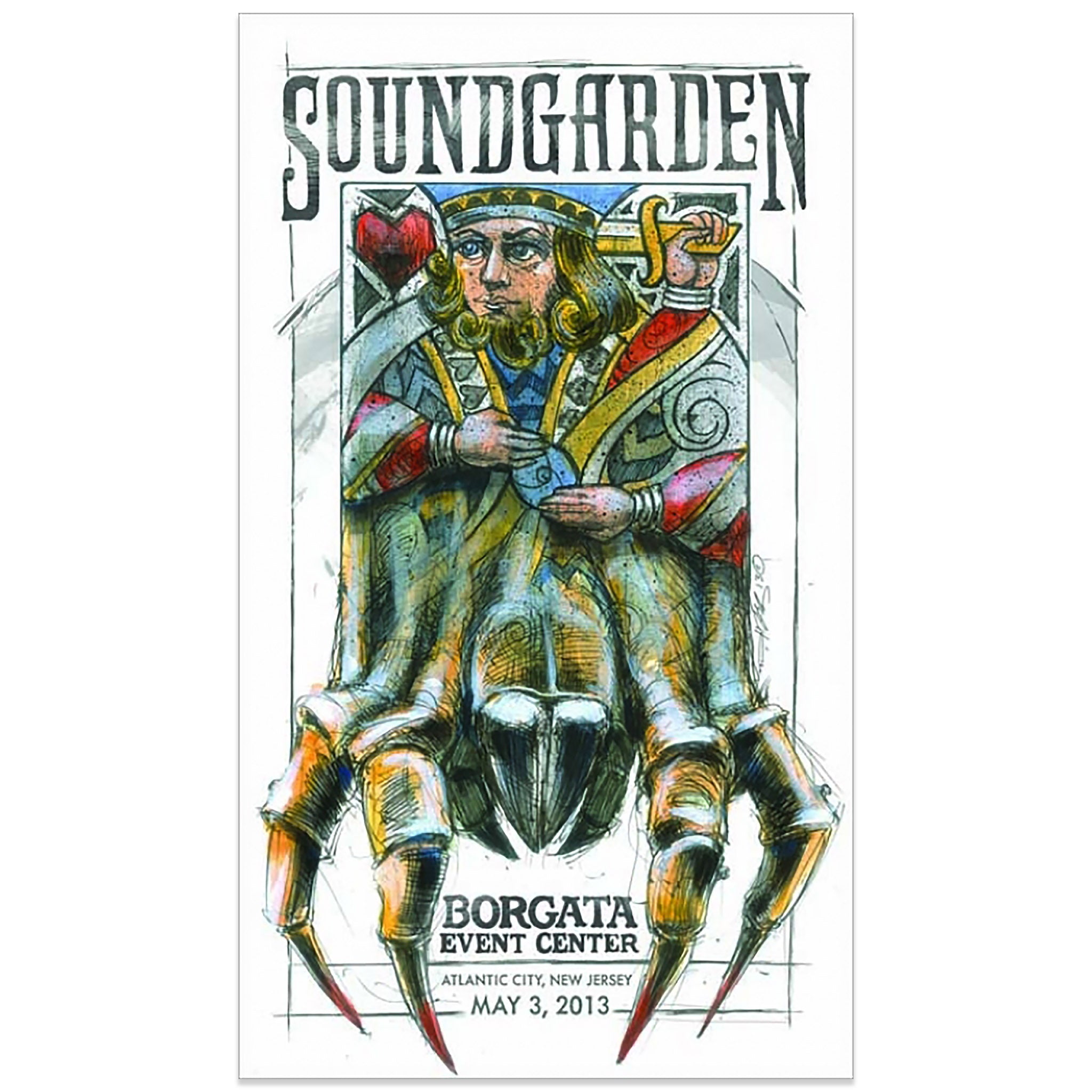 Soundgarden Poster by Derek Hess